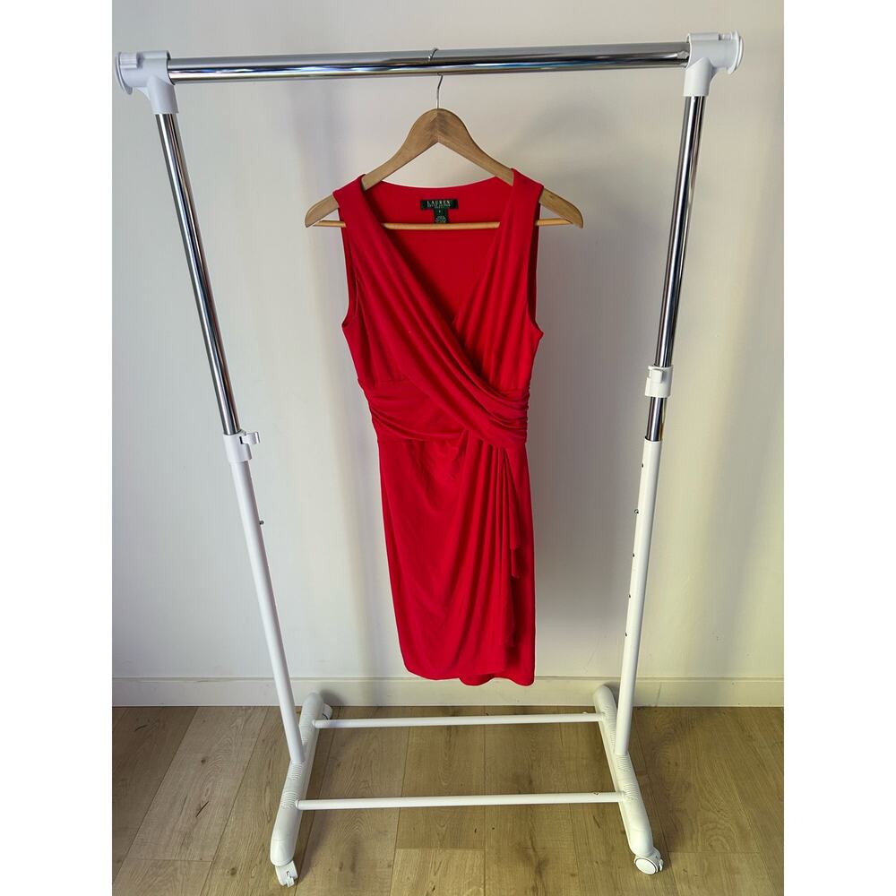 Lauren Ralph Lauren Fusia Classy Drape‎ Dress Size 6